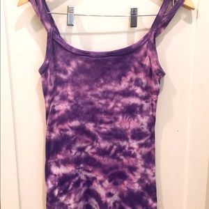 Double Strap purple dye Top XL